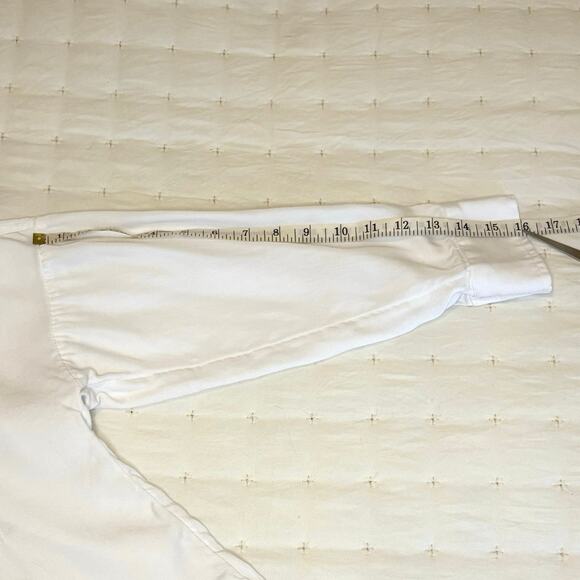 Lou Grey for LOFT Chambray Long Sleeve Button Up Shirt Women's M | White | EUC - Picture 12 of 12